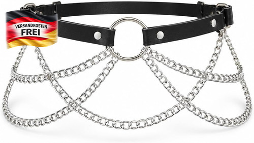Gothic bauchkette damen - gothic,