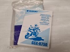Suzuki GSX-R 750 Bj.1996 Fahrerhandbuch, Bedienungsanleitung