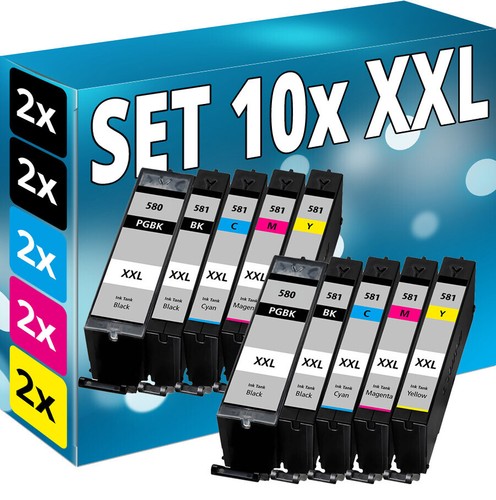 10x xxl drucker patronen - xxl,