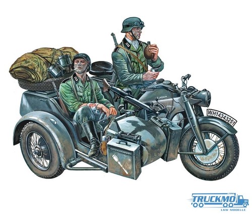 Italeri motorgespann zundapp - italeri,