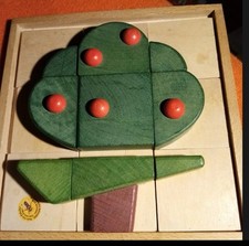 Waldorf Holz Puzzle Baum