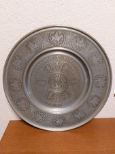 Großer Zinnteller Engelszinn