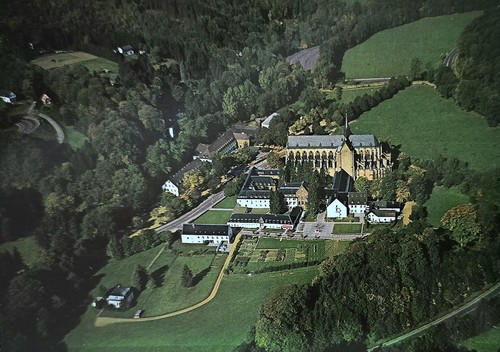 Altenberg dom luftaufnahme - dom,