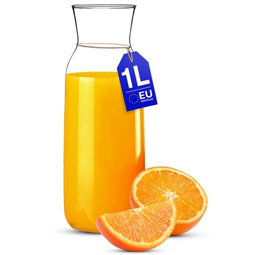 Glaskaraffe liter - glaskaraffe,