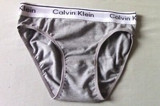 CALVIN*KLEIN Unterwäsche Damen Low Rise Slips CK 2er Pack Unterhosen, grau