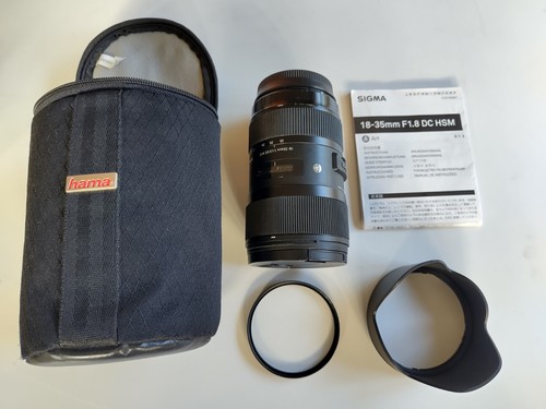 Sigma 35mm dc hsm art - f/1.8,