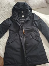 Parka Jacke Mantel Schwarz