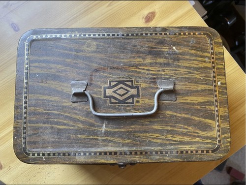 Antike vintage deko blechdose - antike,