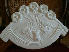 Stucco - wunderschönes Jugendstil Eckdekor  102-050 aus Stuck, Deckenspiegel