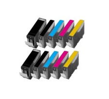 10 Druckerpatronen kompatibel für Canon iP3000 BJC3000 i550 i850