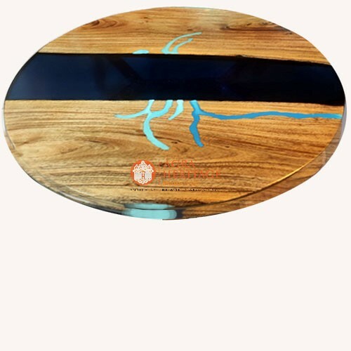 Epoxidharz couchtisch holz - couchtisch,