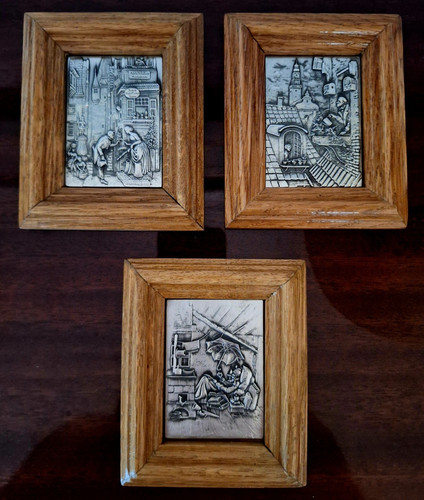 Zinn becker zinnrelief - zinn-becker, 3x