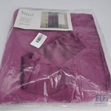 AmeliaHome Vorhang Velvet Optik 140x270 cm violett 1 St. Kräuselband Sa... 70137