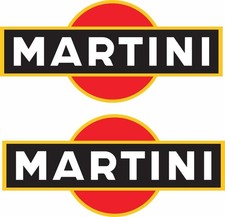 Martini Racing Aufkleber 2er