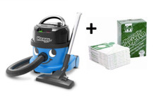 Numatic Henry Plus Blau PPR170 NEU!! Profi-Staubsauger + 10 HepaFlo Filterbeutel