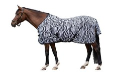 Zebra Fliegendecke -Zebra- mit Kreuzgurt HKM  4668  Viele Größen 95 - 165 NEU