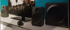 Logitech Z333, 2.1 Kanäle, 40/80 W, PC, Schwarz, Kabelgebunden, Neu und OVP