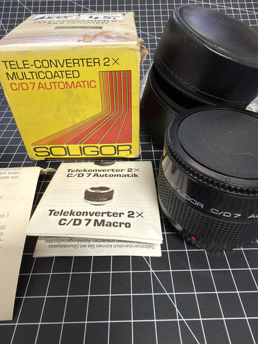 Soligor teleconverter mc - soligor,