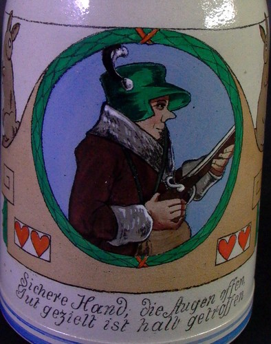 Toller jugendstil bierkrug - toller, um