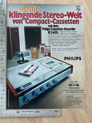 1973 philips n2400 - 1973, cassetten