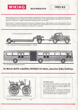 Wiking Bild-Preisliste 1982/83, Prospekt, mit Preisangaben, Mängel (4)