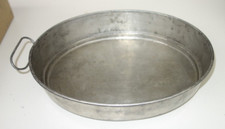 Schweizer Militär  - große alte Zinkwanne aus Feldküche   -  SWISS ARMEE -