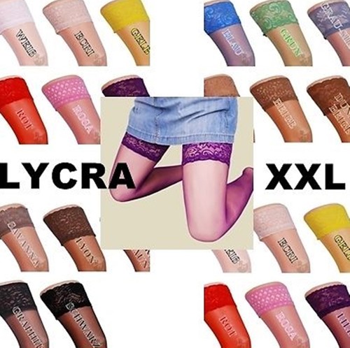 Lycra halterlose strümpfe - lycra,