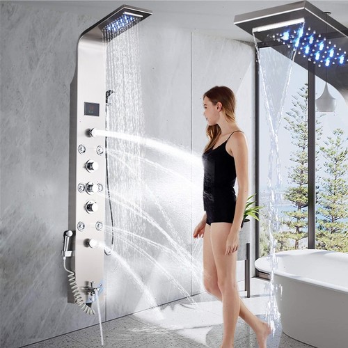 Duschpaneel led edelstahl - duschpaneel,