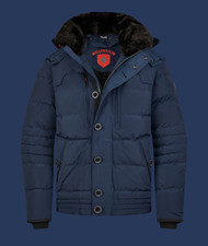 Wellensteyn Stardust Winterjacke M Herren - Jogblue, blau, neuwertig