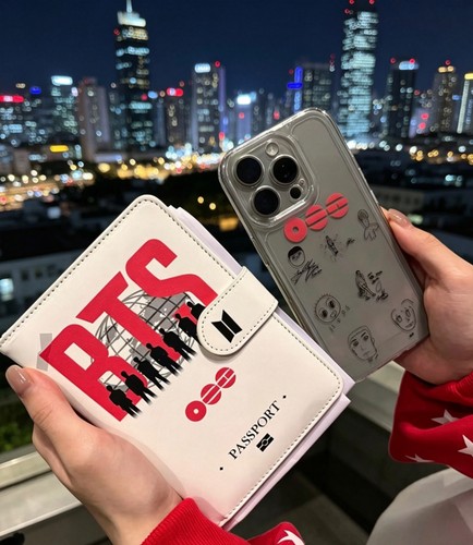 Bts army passport - passport, holder
