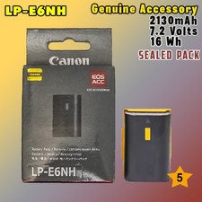 Original Canon LP-E6NH Lithium-Ionen Akku für EOS R5 R6 5D IV 6D II 90D OEM UK