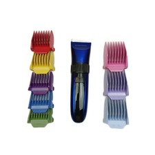 BarberBoss Bart- und Haarschneider kabellos Keramikklingen LED-Display 8 Kamm-Au