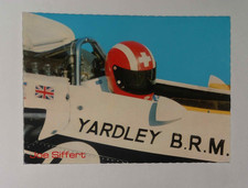 Postcard Jo Siffert † BRM P160 Formula 1 driver Grand Prix Brands Hatch 1971