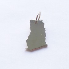 Anhänger Landkarte Ghana 925