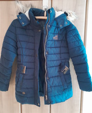 2 Parka, Winterjacke Gr.  140 dunkelblau Zwillinge