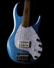 Sterling by MusicMan Stingray Ray35 Blue Sparkle Bass 5 Saiter