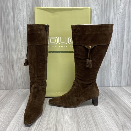 Duo braune kniehohe