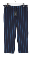 Cop Copine Pantalon Hose Damen (Eu) 38 mit Gurtel Regular Fit Nadelstreifen