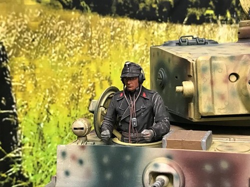 Handbemalter figur für panzer - handbemalter,