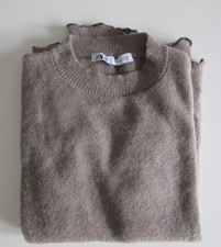 Zara Damen Pullover, Gr. M, Farbe: braun