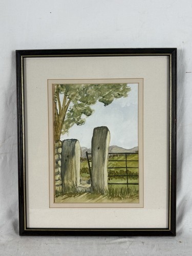 Gerahmtes original aquarell - gerahmtes,