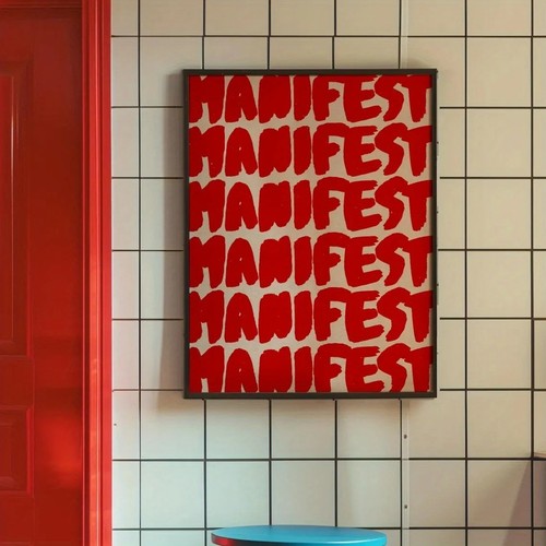 Manifest poster druck - manifest,