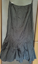 Rock lang Maxirock Meerjungfrau Godet XS S 34 36 schwarz Vera Mont