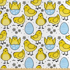 Bauernhoftier Satin Stoff als