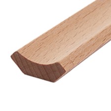 Hohlkehlleiste Massivholz 18 x