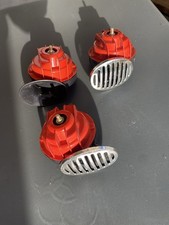 2 Klang Hupe Signalhorn Horn Fanfare Rot 110 DB 410 510 Hz PKW