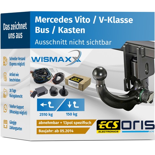 Anhängerkupplung für vito - für,
