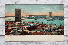 AK Brooklyn Bridge New York Richmond Stove Ansichtskarte Postkarte USA Deko alt