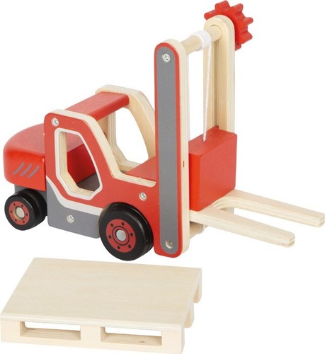Gabelstapler mit palette holz - ,