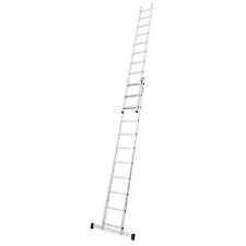 Krause Corda Alu Schiebeleiter Anlegeleiter 2 x 11 Tritte 5,3m 2-teilig Leiter